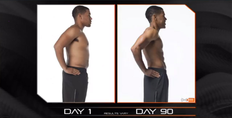 P90X3 - Before and After